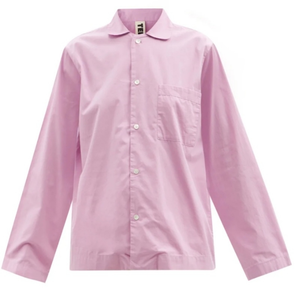 TEKLA Poplin Sleepwear Shirt